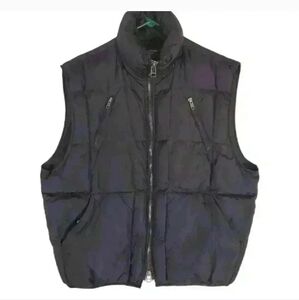 DANIEL CREMIEUX FEATHER DOWN Black Puffer Vest